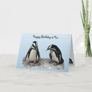 Cartes Pingouin D Anniversaire Zazzle Be