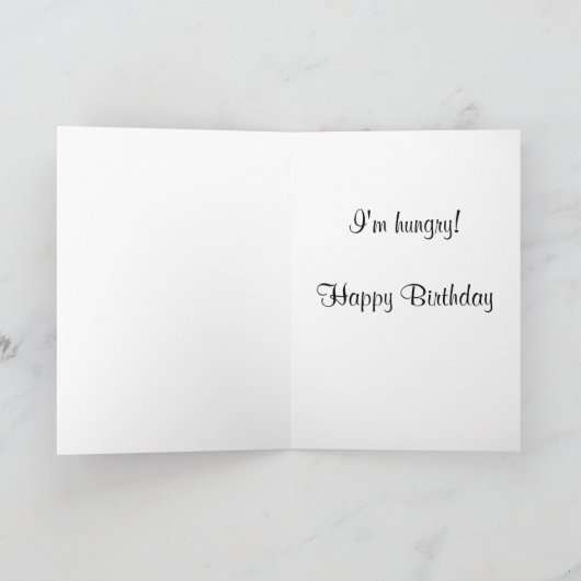 Carte Anniversaire de Pitbull blanc (Intérieur)