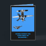 Carte Anniversaire de plongée dans le ciel<br><div class="desc">Funny sky diving birthday cards for skand parachutists.Funny sky diving birthday cards wil offend the folks from the funny farm but should make anyone's into sky diving laugh</div>
