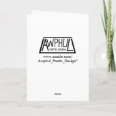 Carte Anniversaire de Poison Ivy (Dos)