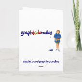 Carte Anniversaire de poisson d'or plus vieux "au-dessus (Dos)