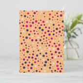 Carte anniversaire de polka dot happy (Debout devant)