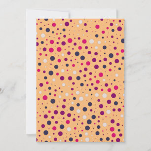 Carte anniversaire de polka dot happy
