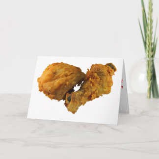 Carte Anniversaire de poulet frit