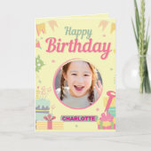 Carte anniversaire de princesse (Devant)