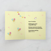 Carte anniversaire de princesse (Intérieur)