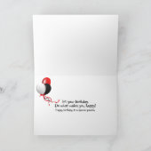 Carte anniversaire de puzzle de mots croisés (Intérieur)