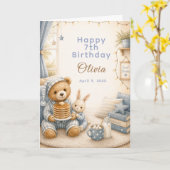 Carte Anniversaire de Pyjama Confortable (Fleur jaune)