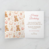 Carte Anniversaire de Pyjama Confortable (Intérieur)