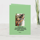 Carte Anniversaire de Racoon (Dos)
