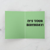 Carte Anniversaire de Racoon (Intérieur)