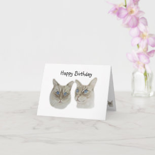 Carte Anniversaire de Ragdoll Cats