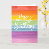 Carte Anniversaire de Rainbow (Fleur jaune)