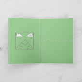 Carte anniversaire de randonnée (Intérieur)