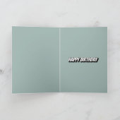Carte Anniversaire de randonnée amusant (Intérieur)