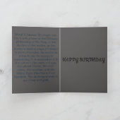 CARTE ANNIVERSAIRE DE RAT EN MÉTAL (Intérieur)