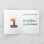 Carte Anniversaire de récupération (Intérieur)