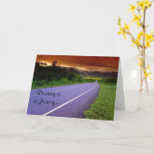 Carte Anniversaire de récupération (Fleur jaune)