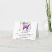 Carte Anniversaire de Sagittarius (Dos)