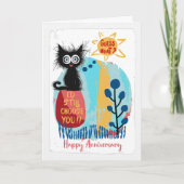Carte Anniversaire de Scaredy Cat (Devant)