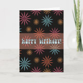 Carte Anniversaire de Starburst (Devant)