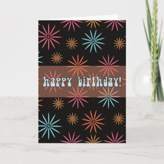 Carte Anniversaire de Starburst