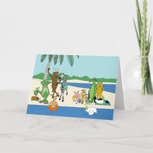 Carte Anniversaire de Sunnyside Up Beach (Devant)