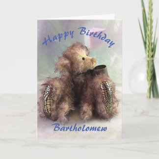 Carte Anniversaire de Teddy Bear