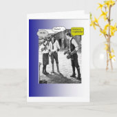 Carte anniversaire de tengallon pour lui-bleu (Fleur jaune)