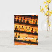 Carte Anniversaire de Tequila (Fleur jaune)