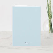 Carte Anniversaire de tortue Tortue 11 ans de mariage (Dos)