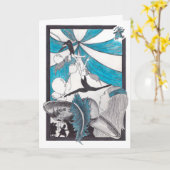 Carte Anniversaire de Trapeze (Fleur jaune)