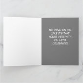 Carte Anniversaire de travail Appréciation des employés (Intérieur)