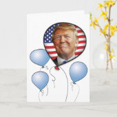 Carte Anniversaire de Trump (Fleur jaune)