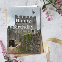 Anniversaire de voyage Château Portugal Photo amus