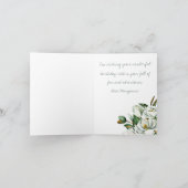 Carte Anniversaire de White Magnolia (Intérieur)
