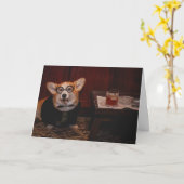 Carte Anniversaire de Winston Furchill (Fleur jaune)
