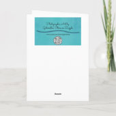 Carte Anniversaire Deer Buck Antlers (Dos)