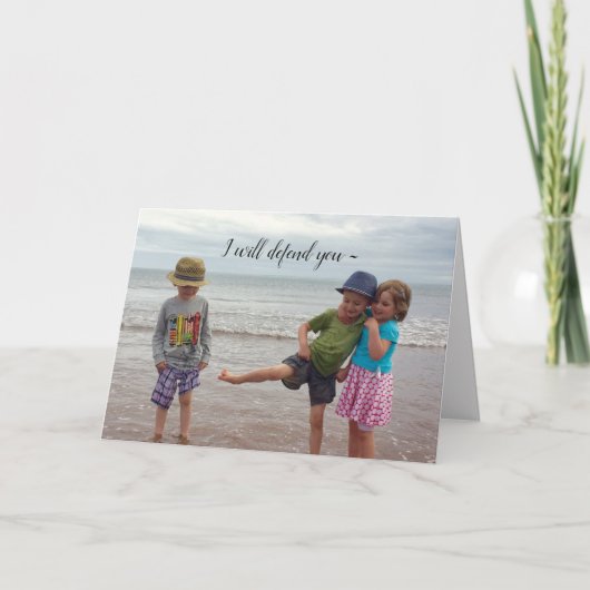 CARTE ANNIVERSAIRE DÉFENDRE (Devant)