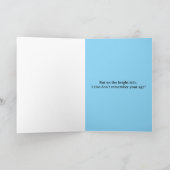 Carte Anniversaire d'Egret Belt (Intérieur)