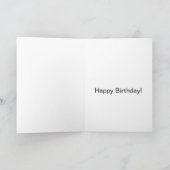 Carte Anniversaire d'éléphant (Intérieur)