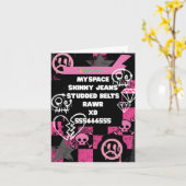 Carte Anniversaire d'Emo (Fleur jaune)