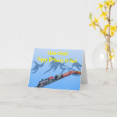 Carte Anniversaire d'enfant (Fleur jaune)