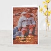 Carte Anniversaire - Depuis que j'étais petite fille, as (Fleur jaune)