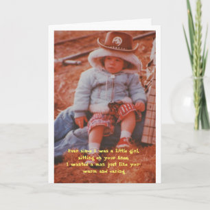 Carte Anniversaire - Depuis que j'étais petite fille, as