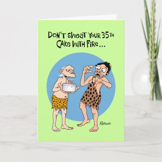 Carte Anniversaire des 35 ans de mon fils (Devant)