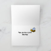Carte Anniversaire des abeilles (Intérieur)