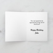 Carte Anniversaire des aînés approchant comme limite de  (Intérieur)