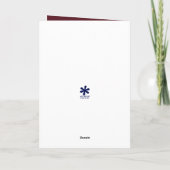 Carte Anniversaire des amateurs de vin (Dos)