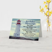 Carte Anniversaire des bénédictions Numéros 6:24-26 Phar (Fleur jaune)